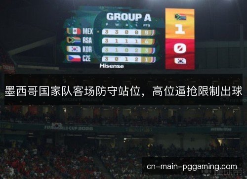 墨西哥国家队客场防守站位，高位逼抢限制出球